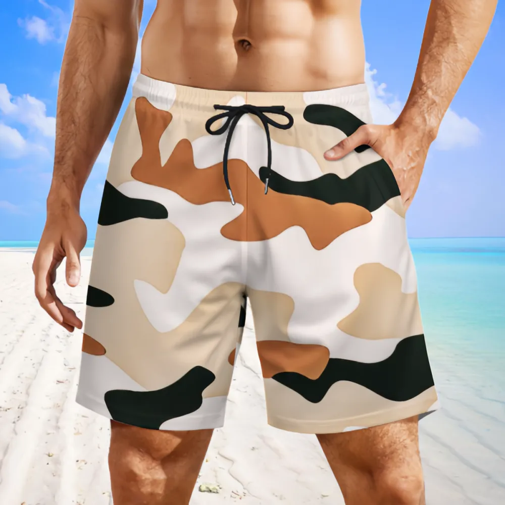 Various Colors Camouflage Sports Beach Shorts