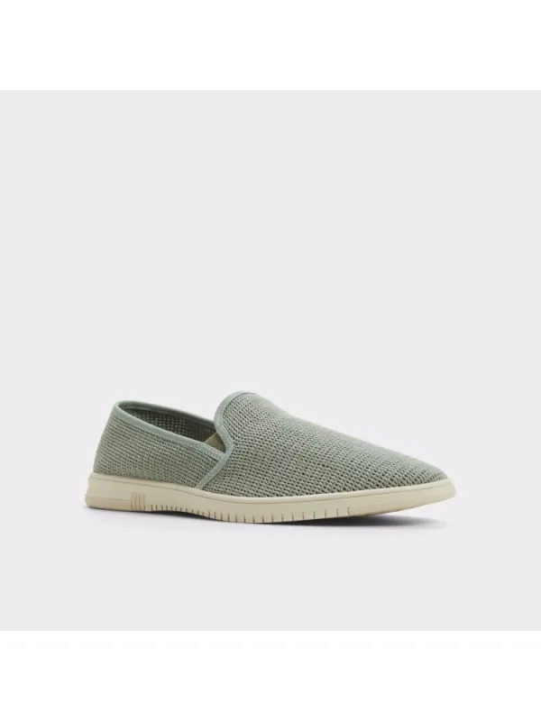 Light Green Retro Soft Textile Shoes