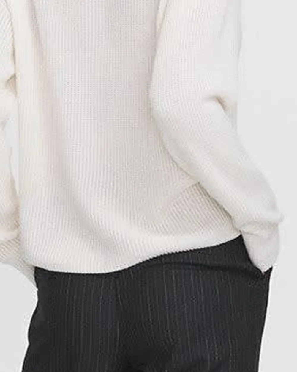 Cashmere-Blend V-Neck Sweater