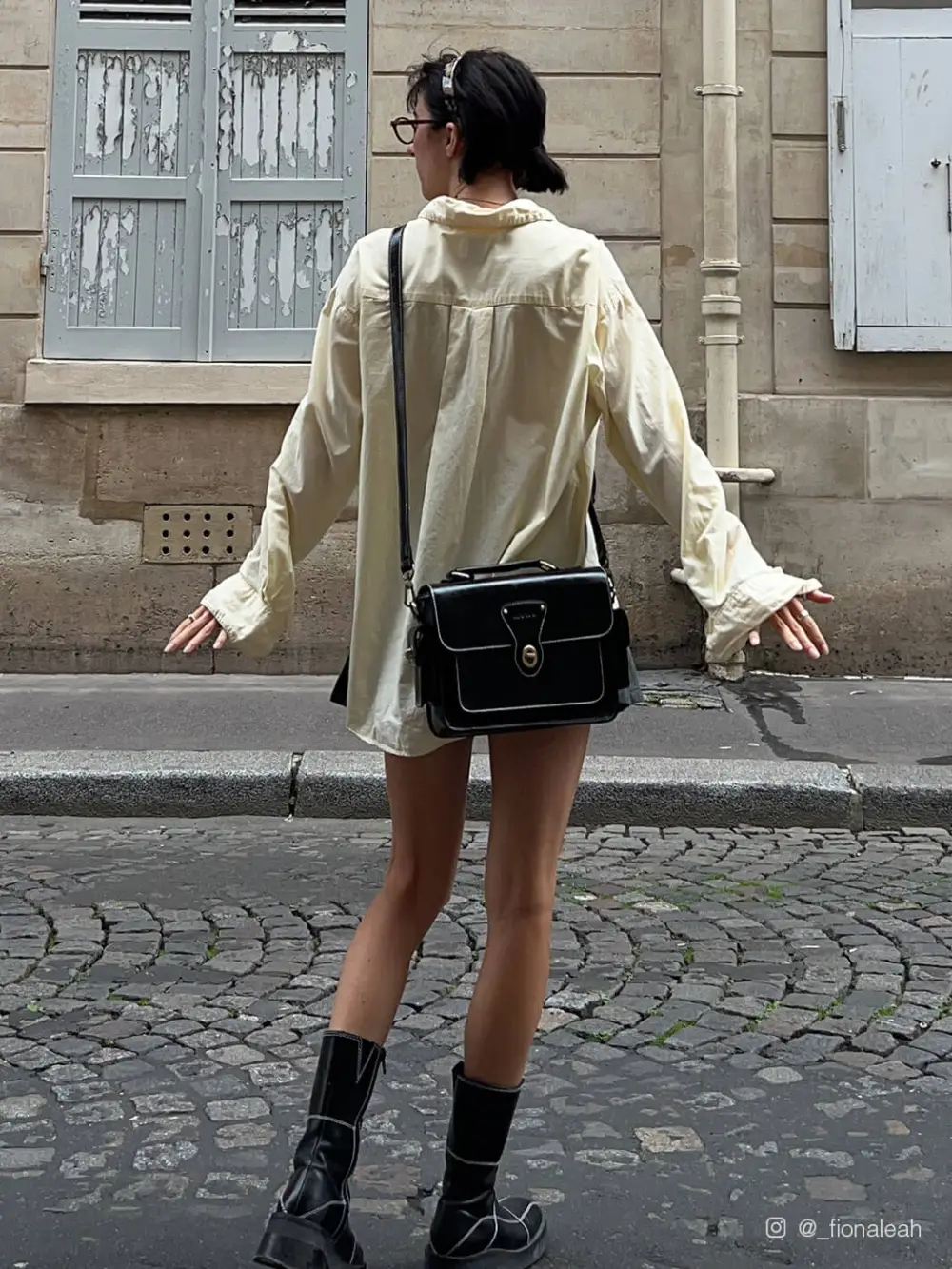 Alison Vintage Vegan Leather Crossbody Bag