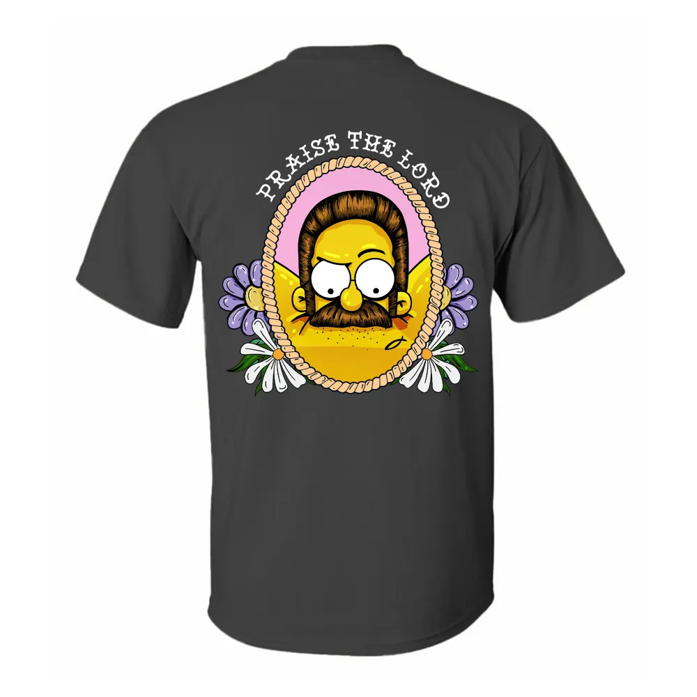 Praise The Lord Printed Men's T-shirt