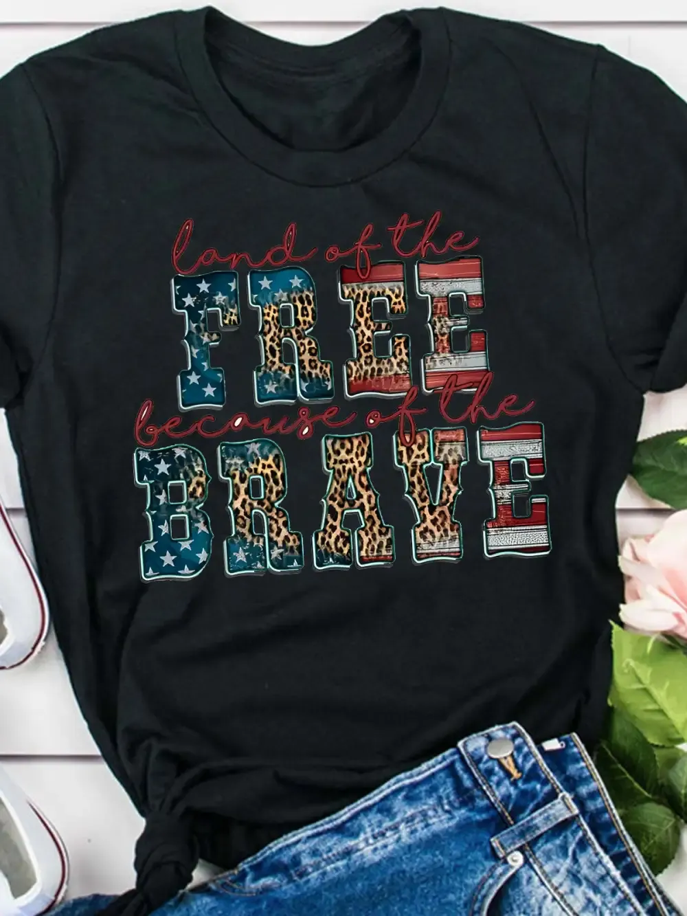 Land Of The Free Because Of The Brave T-Shirt