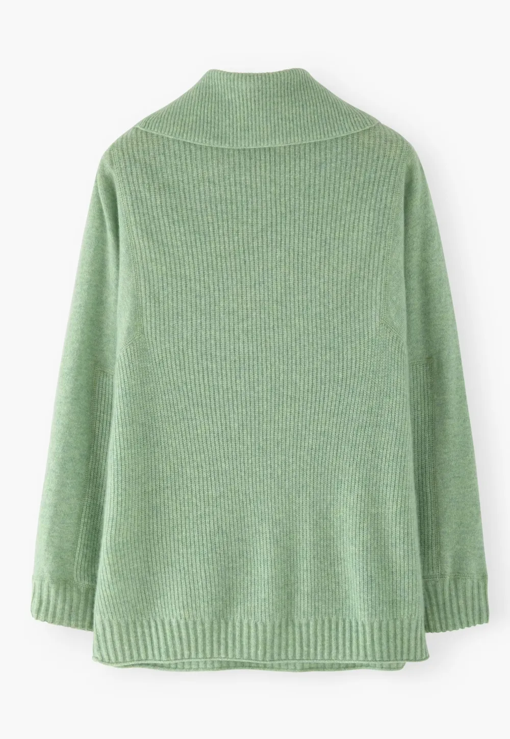 Zip-front sweater
Pure cashmere