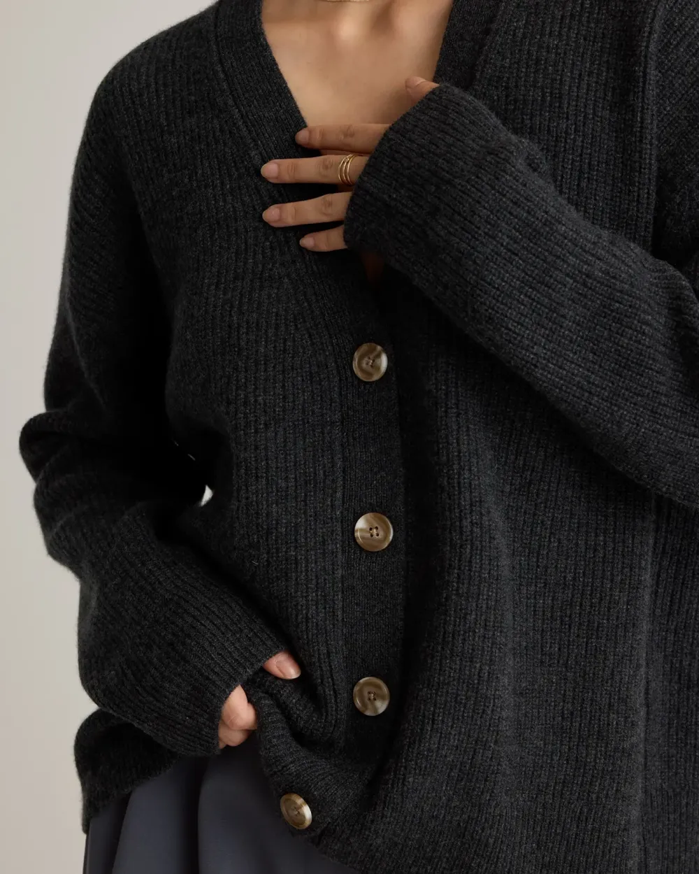 Cropped Cardigan Sweater