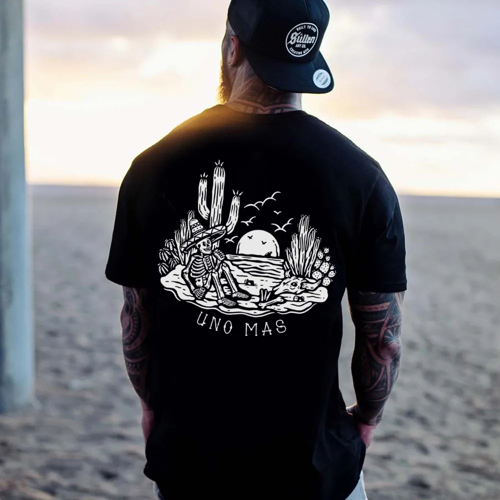 Desert Cowboy Printed Men's T-shirt