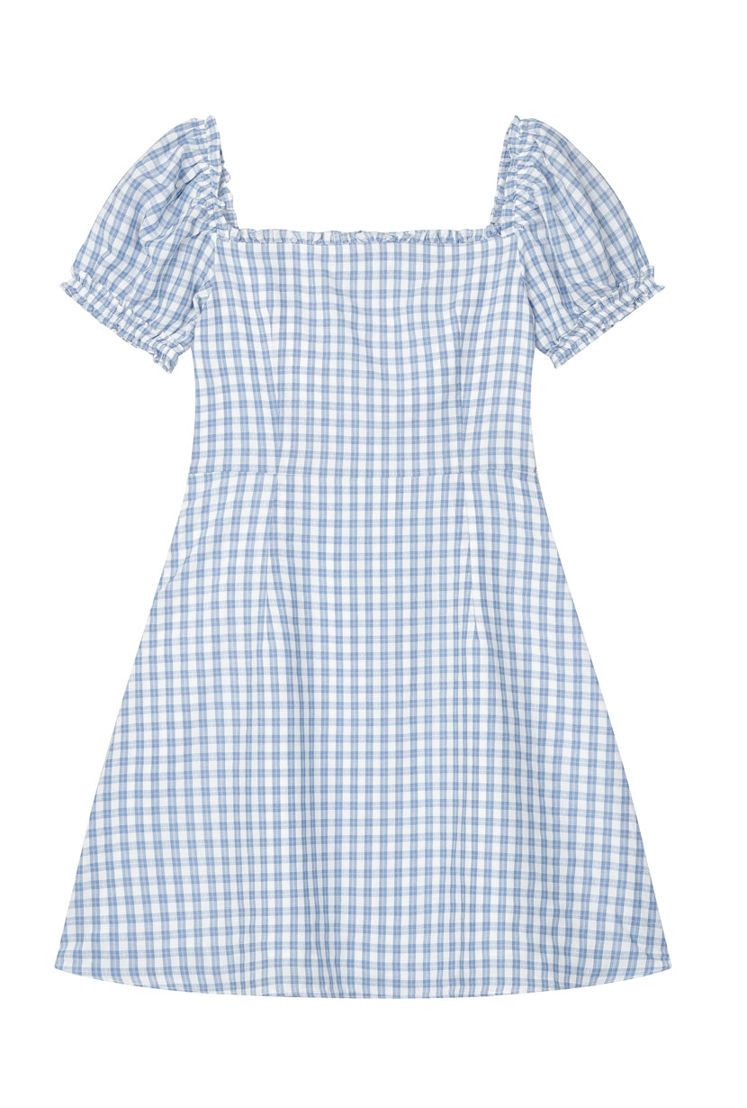 Maisy Dress - Blue Gingham