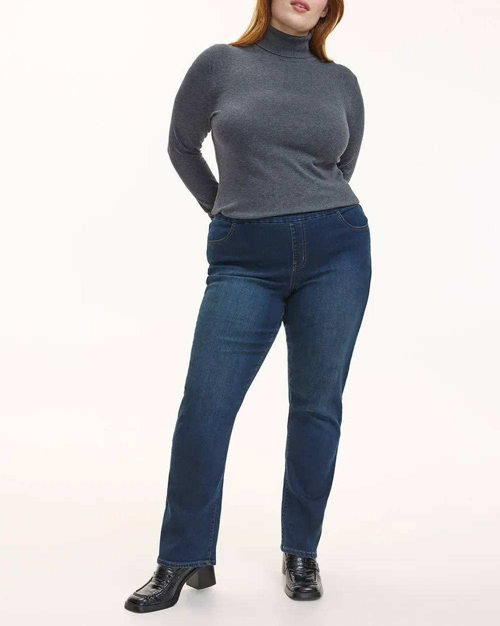 Straight-Leg Mid-Rise Jean - The Comfort