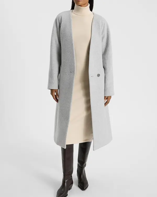 Belted Wrap Scarf Coat