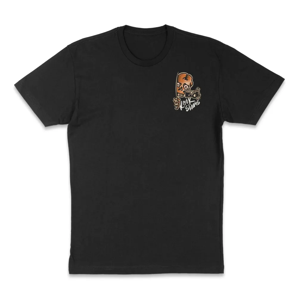 Pure Cotton Photographer T-Shirt With A Round Neck And Casual Short-Sleeved Top