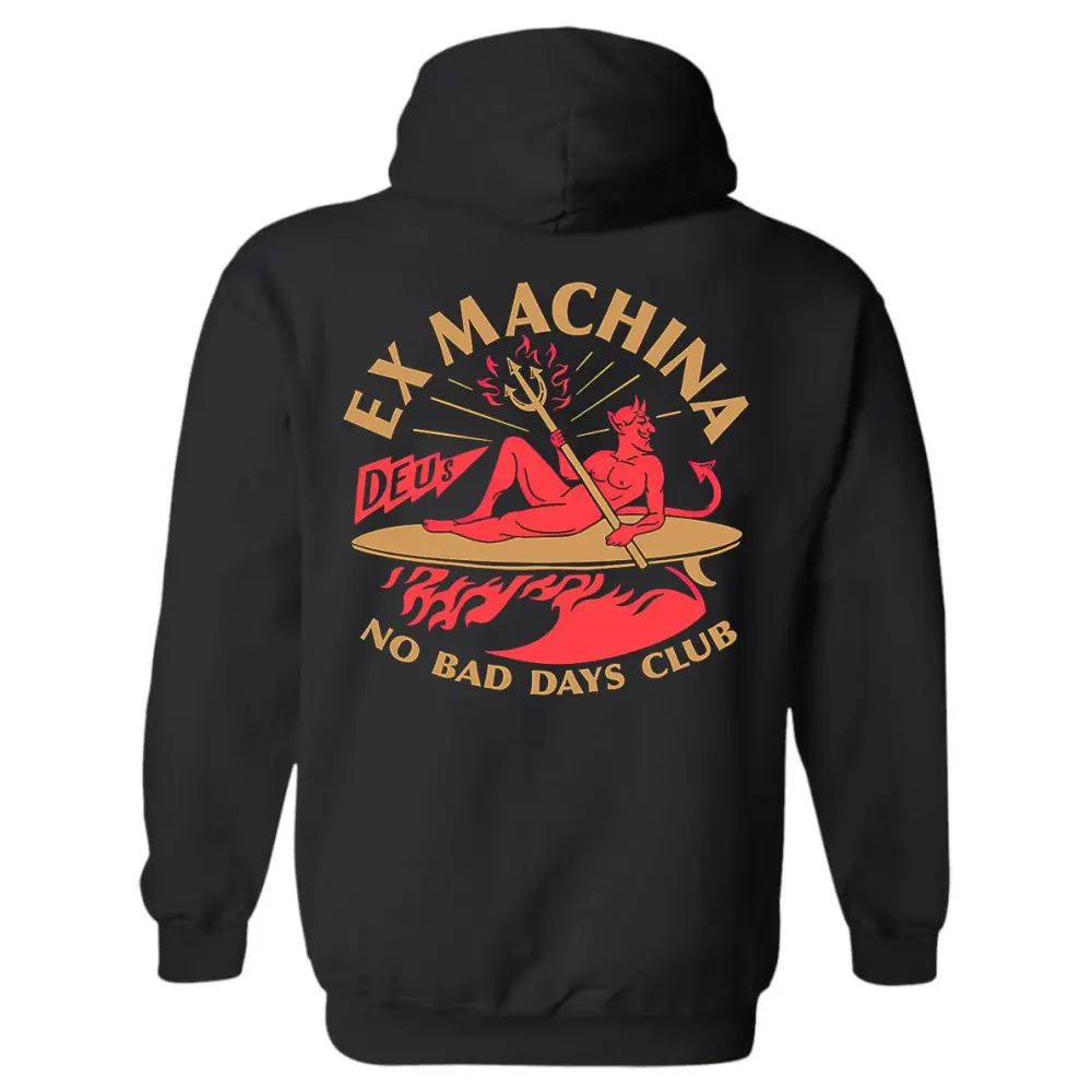 No Bad Days Club Printed Men's Hoodie