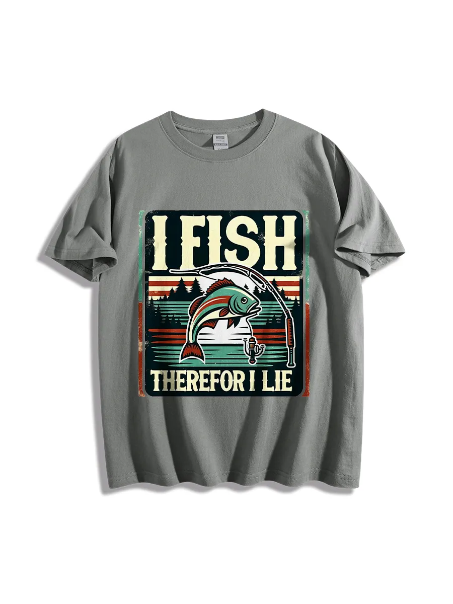 I Fish Therefore I Lie T-Shirt