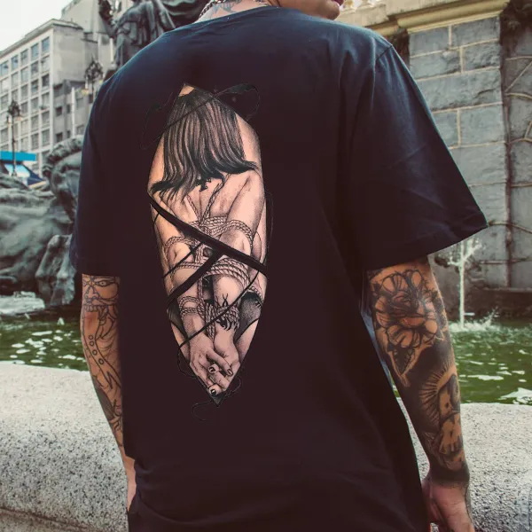 Bondage Game Printed Men's T-shirt