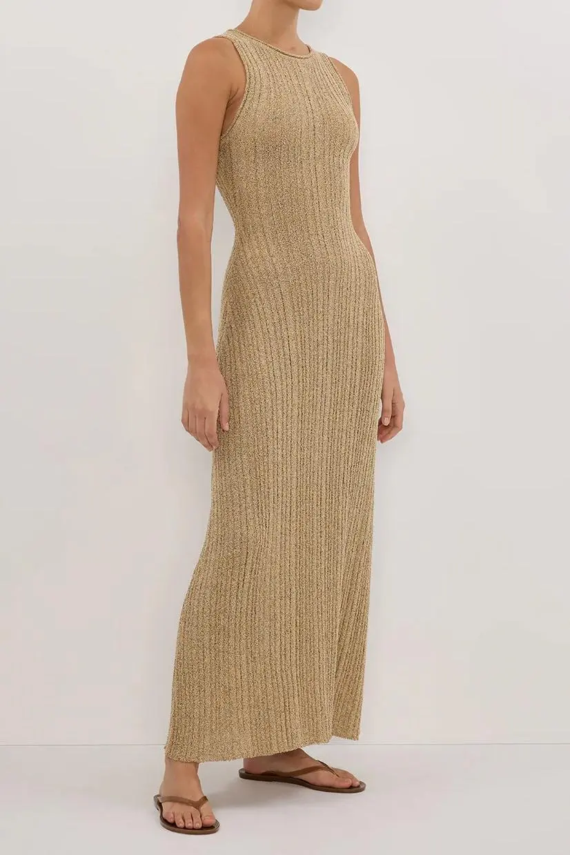 GIANNA DUNE KNIT MAXI DRESS