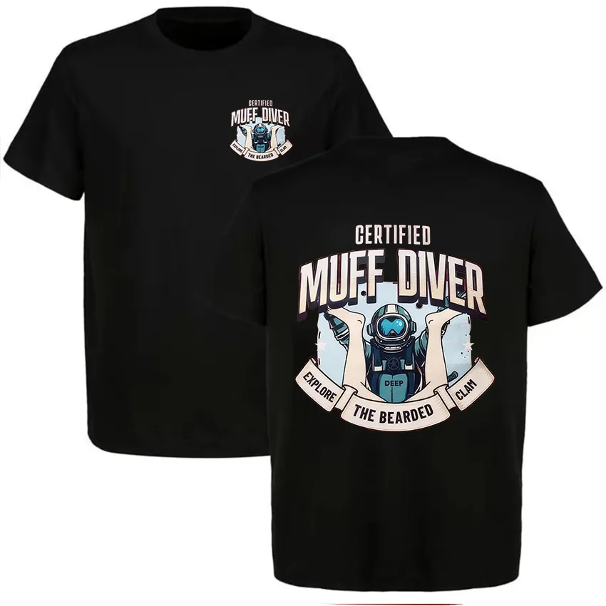Certified Muff Diver Printed Men's T-shirt