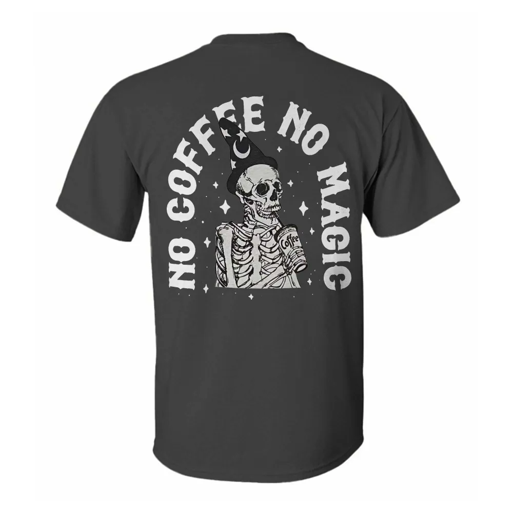 No Coffee No Magic Printed Men's T-shirt