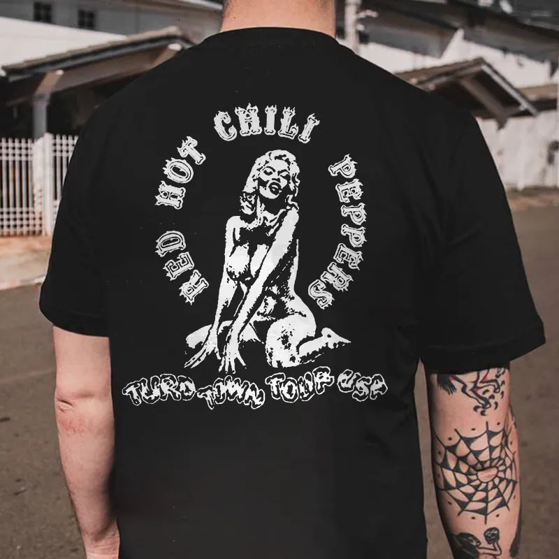 Red Hot Chili Peppers Print Men's T-shirt