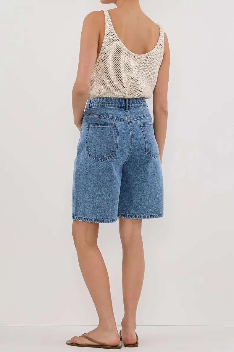 BAMBI BLUE BERMUDA DENIM SHORT