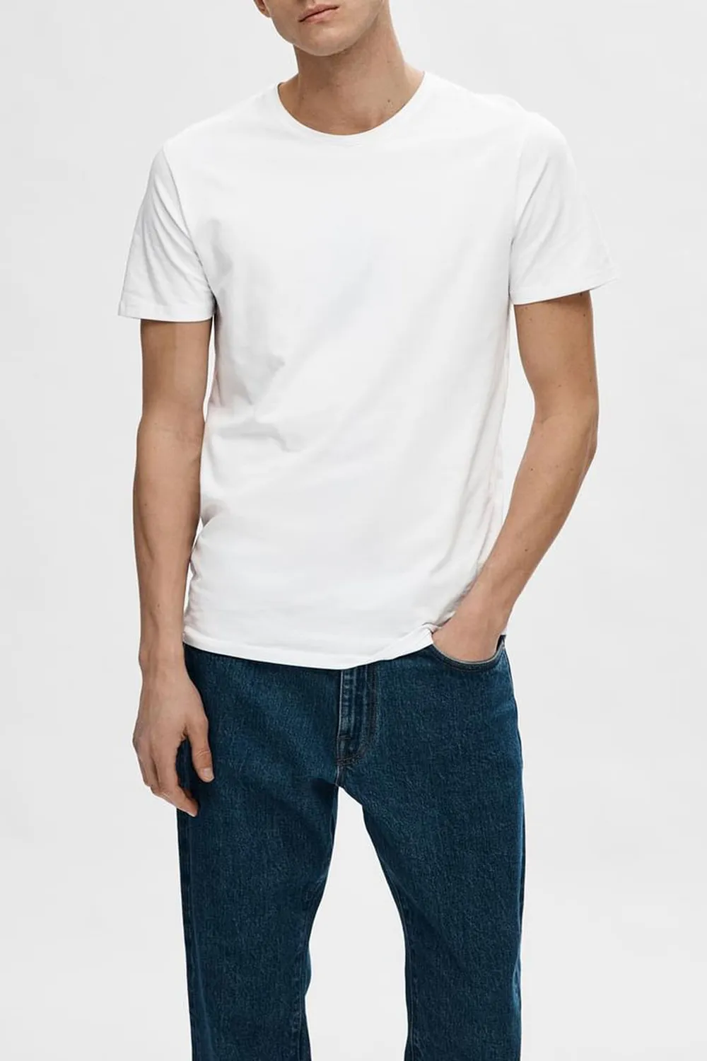 White Pima Organic Cotton T-shirt