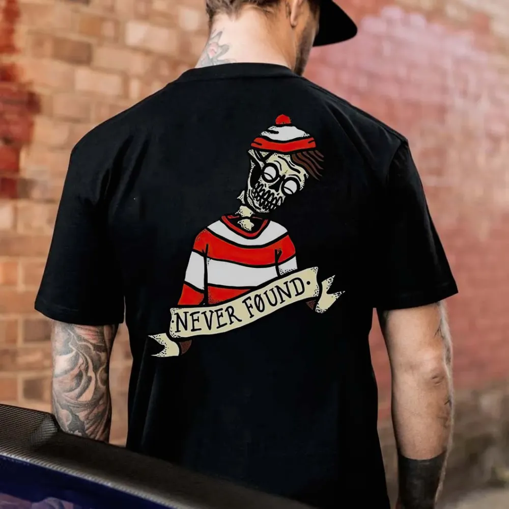 Never Found Printed Men's T-shirt