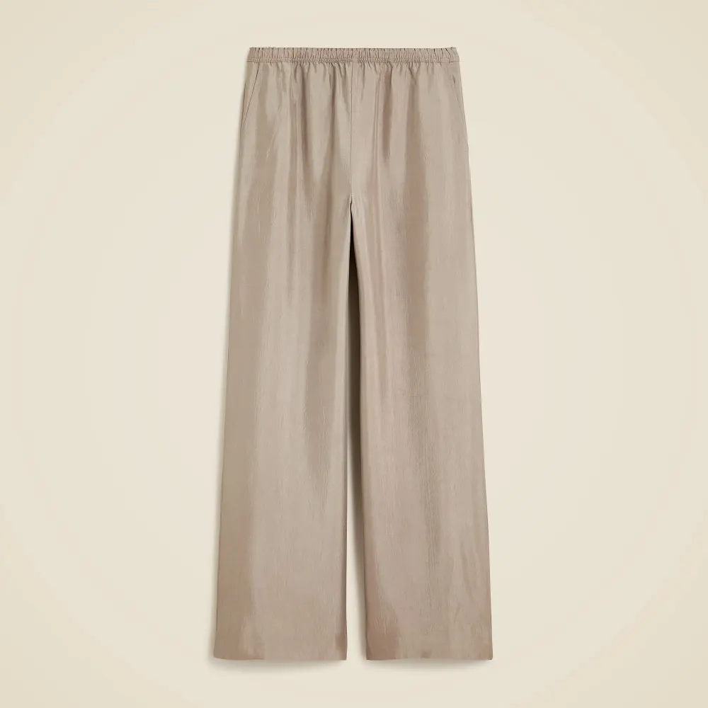 Stratus pant in textured satin