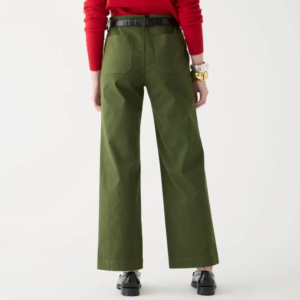 Sailor slim wide-leg chino pant