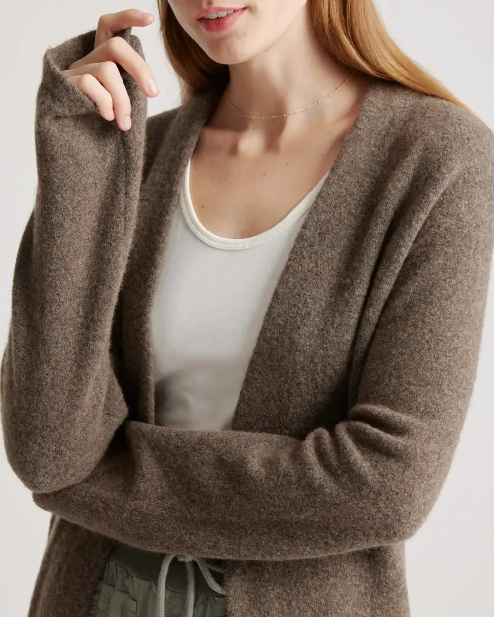 Superfine Merino Wool Sweater Coat