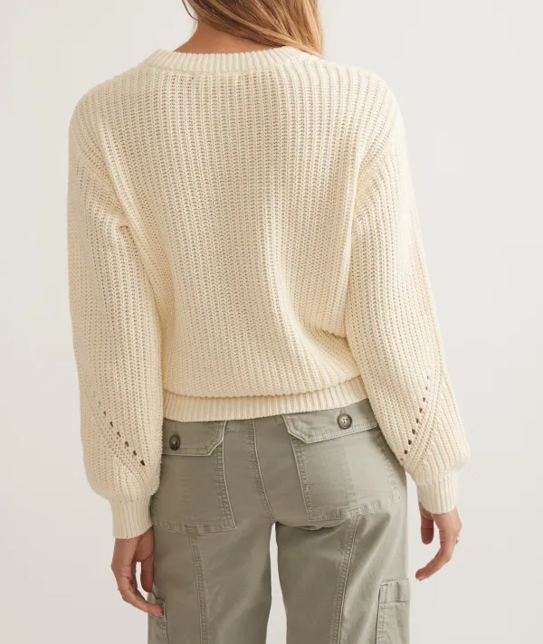 Antique White Crewneck Sweater