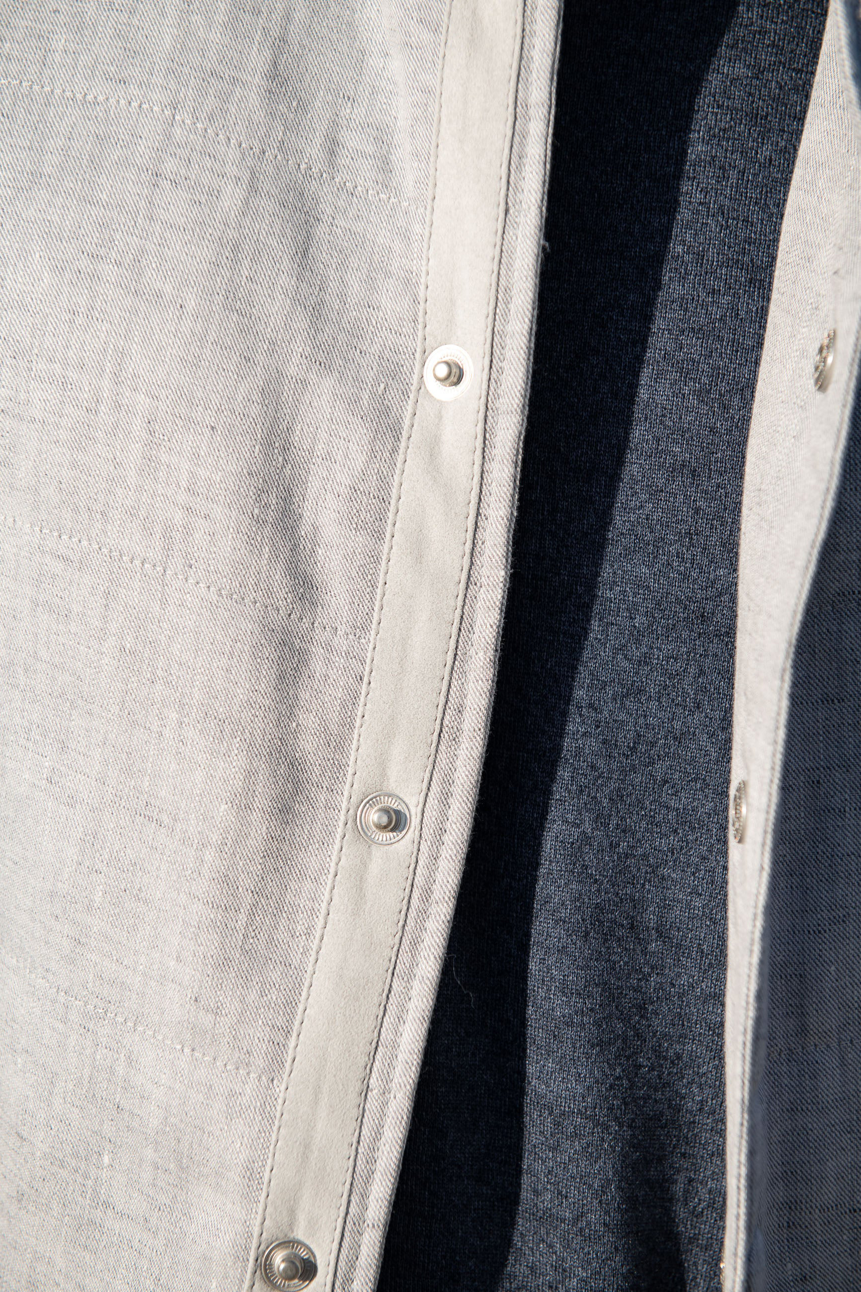 CHALK GREY LINEN VEST