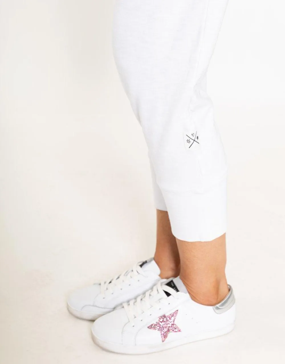 3/4 Brunch Pants - White