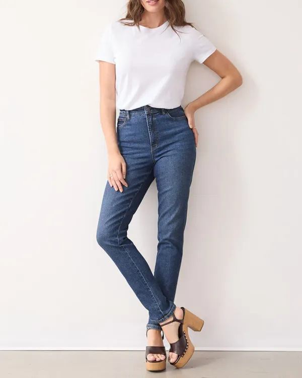 Slim-Leg High-Rise Jean - The Vintage - Curvy Fit