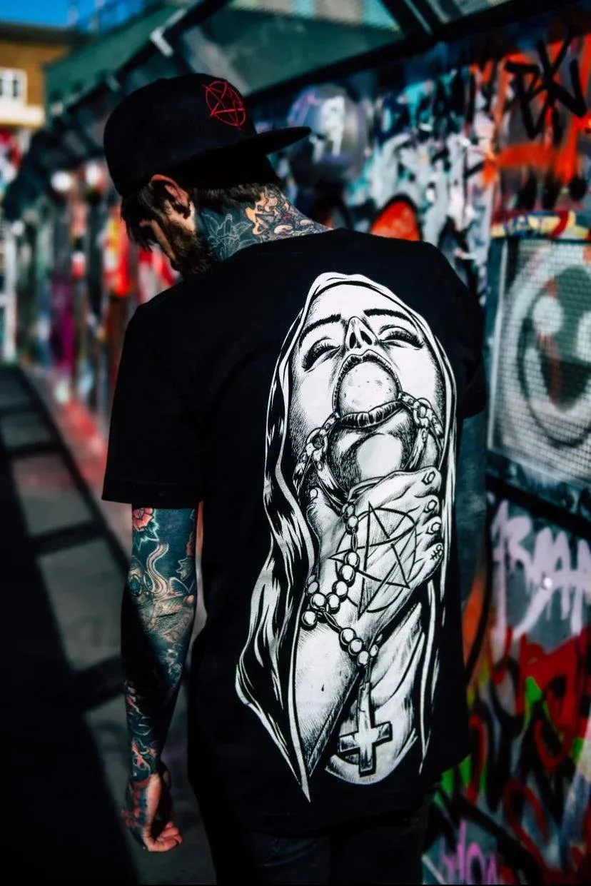 Evil Nun Printed Men's T-shirt