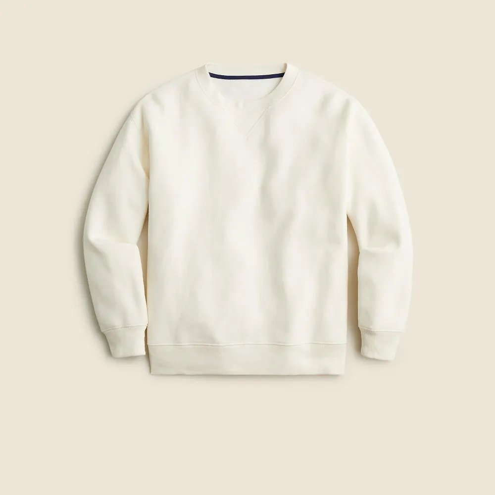 Heritage fleece oversized crewneck sweatshirt