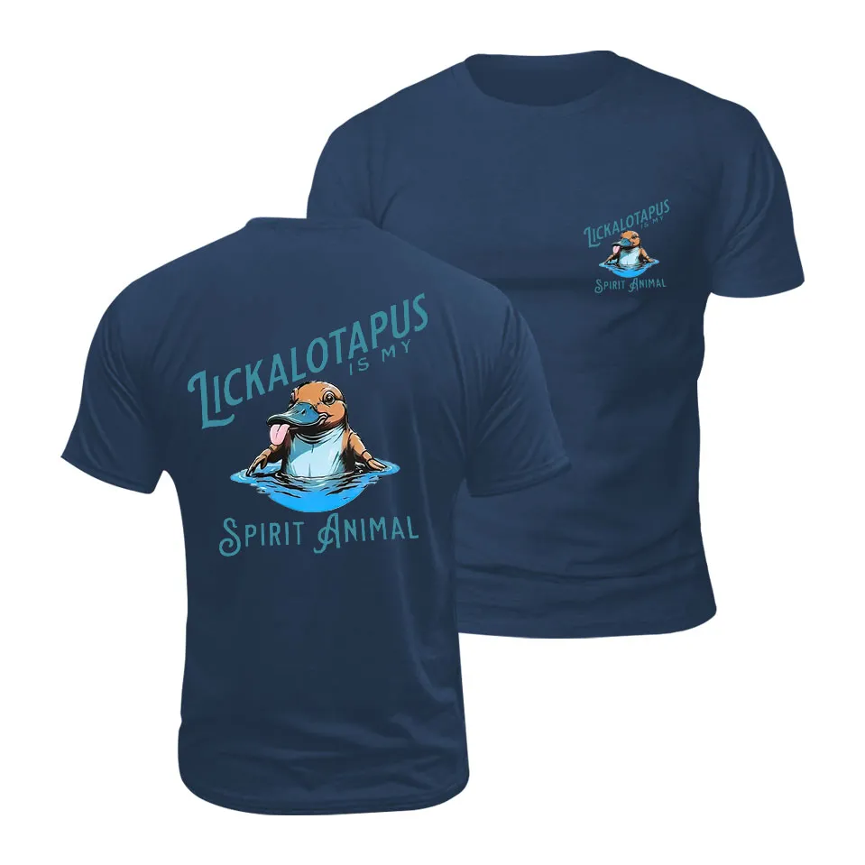Lickalotapus Is My Spirit Animal Printed Men's T-shirt