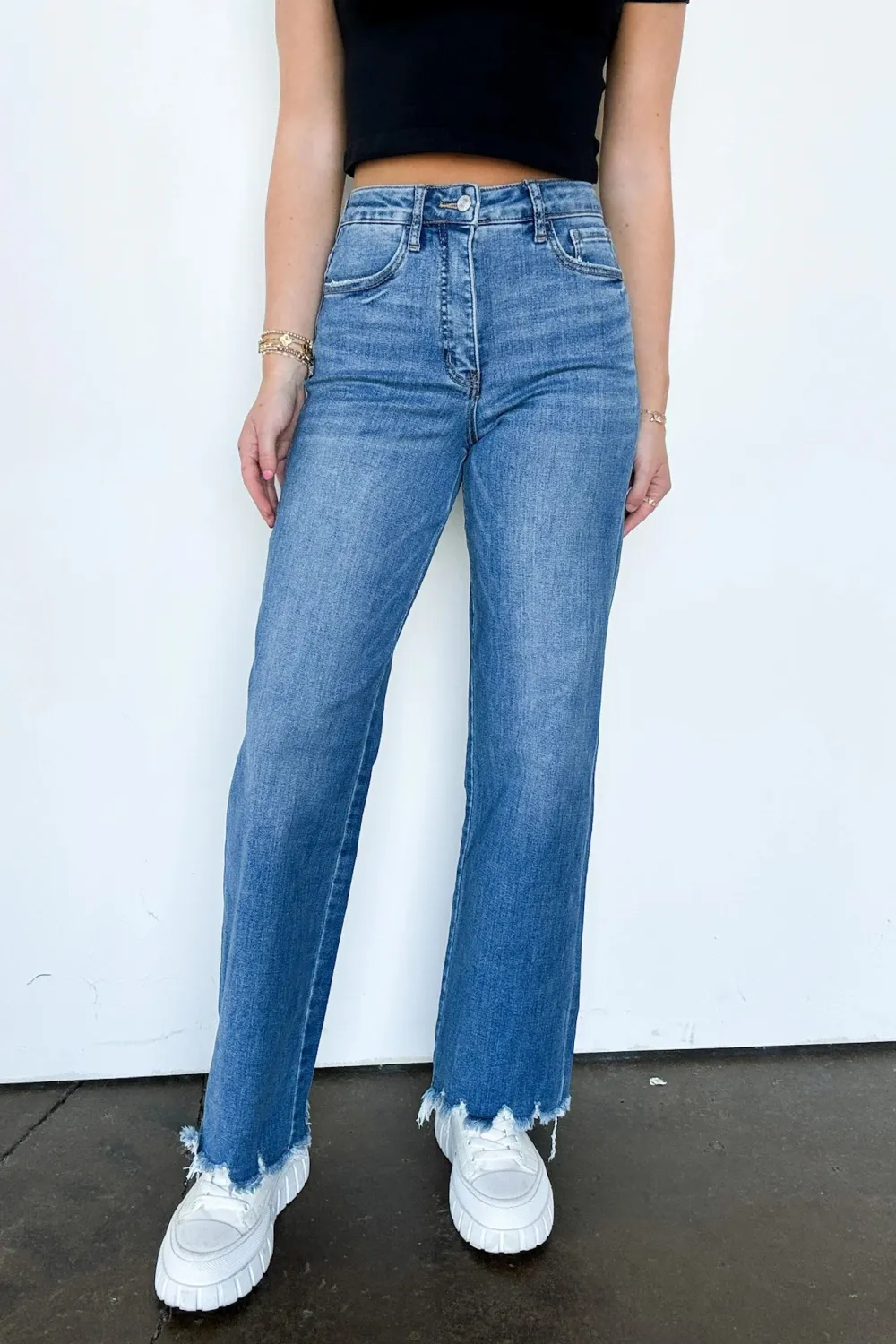 Tummy Control 90's Vintage Super High Loose Jeans