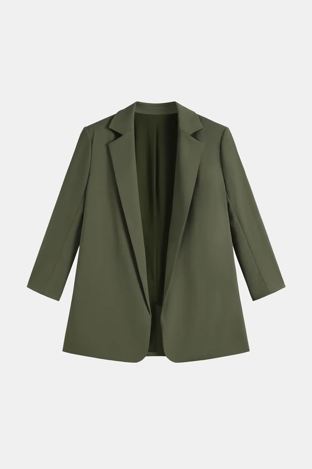 Olive Green Longline Blazer