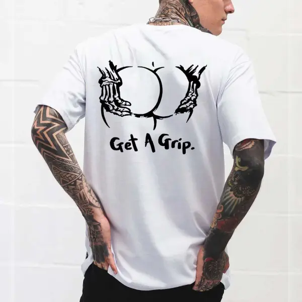 Get A Grip Printed Men's T-shirt