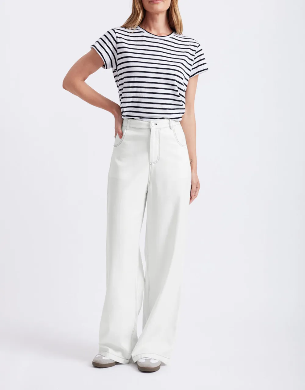 Celeste Tencel Pants - White