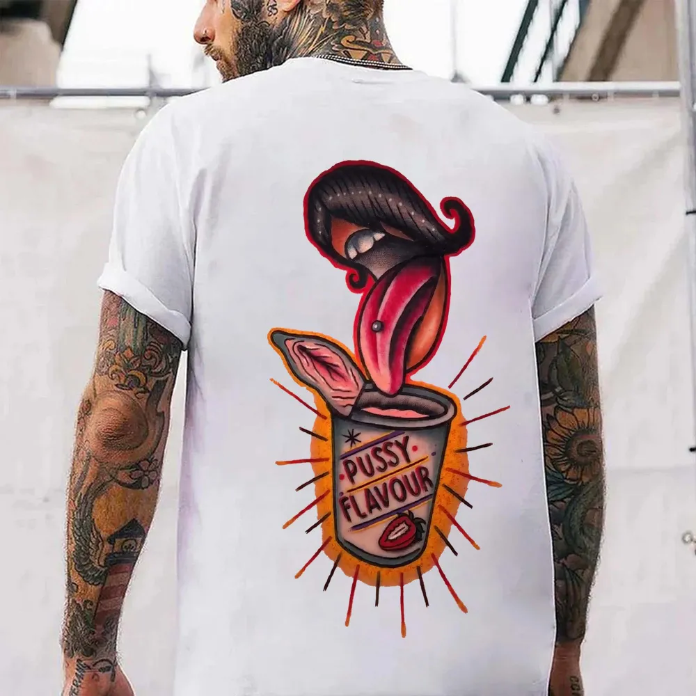 Pussy Flavour Printed Men's T-shirt