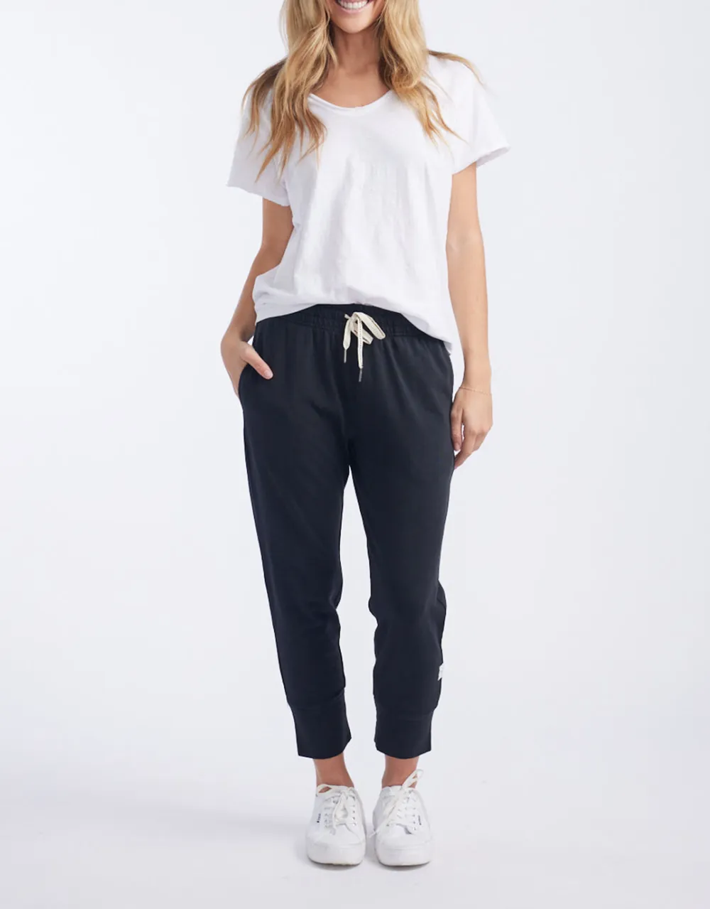 3/4 Brunch Pants - Black