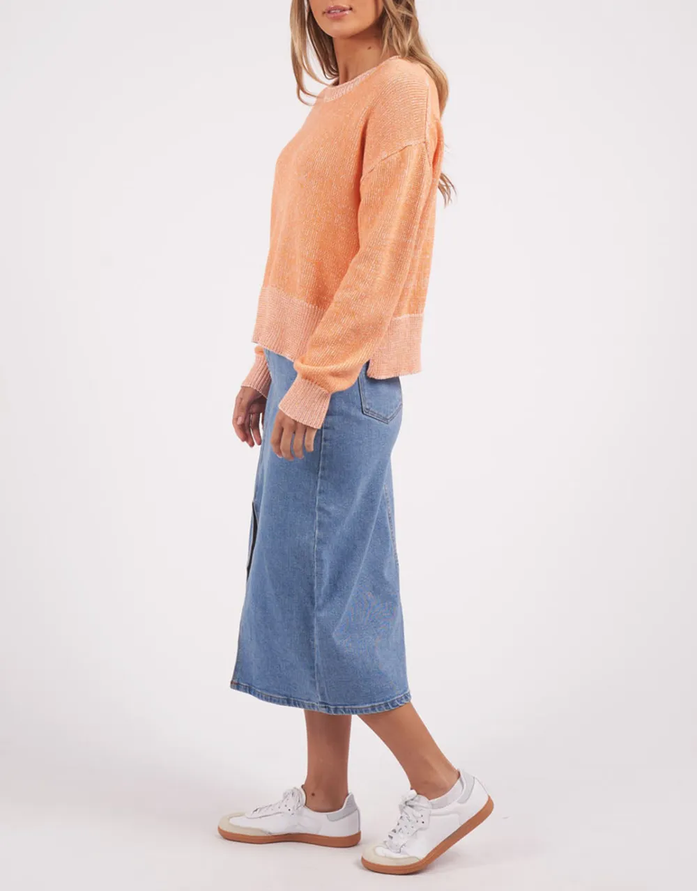 Wrenley Knit - Tangerine