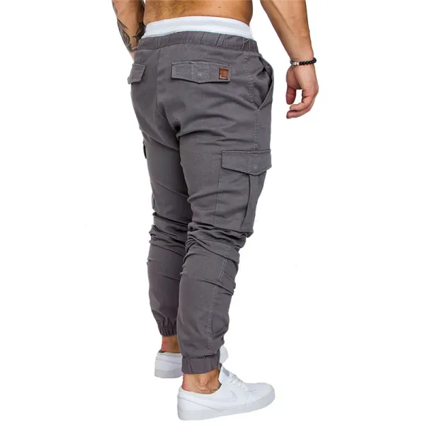 Livereid Men's Fashion Multi-Pocket Comfortable Sports Casual Pants