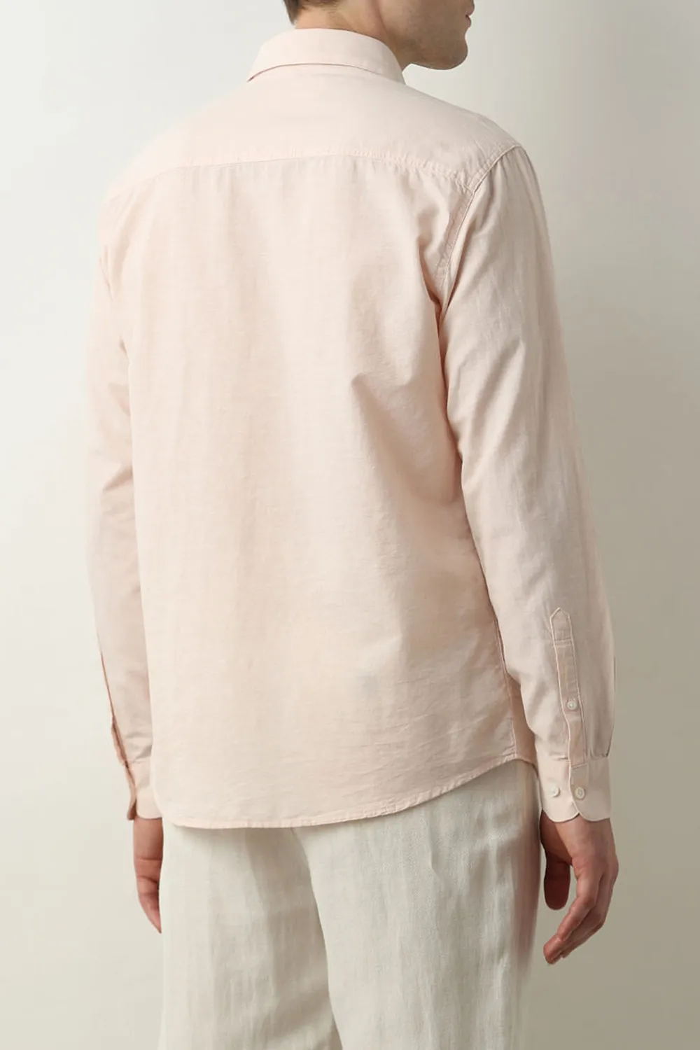 Brown Linen Full Sleeves Shirt