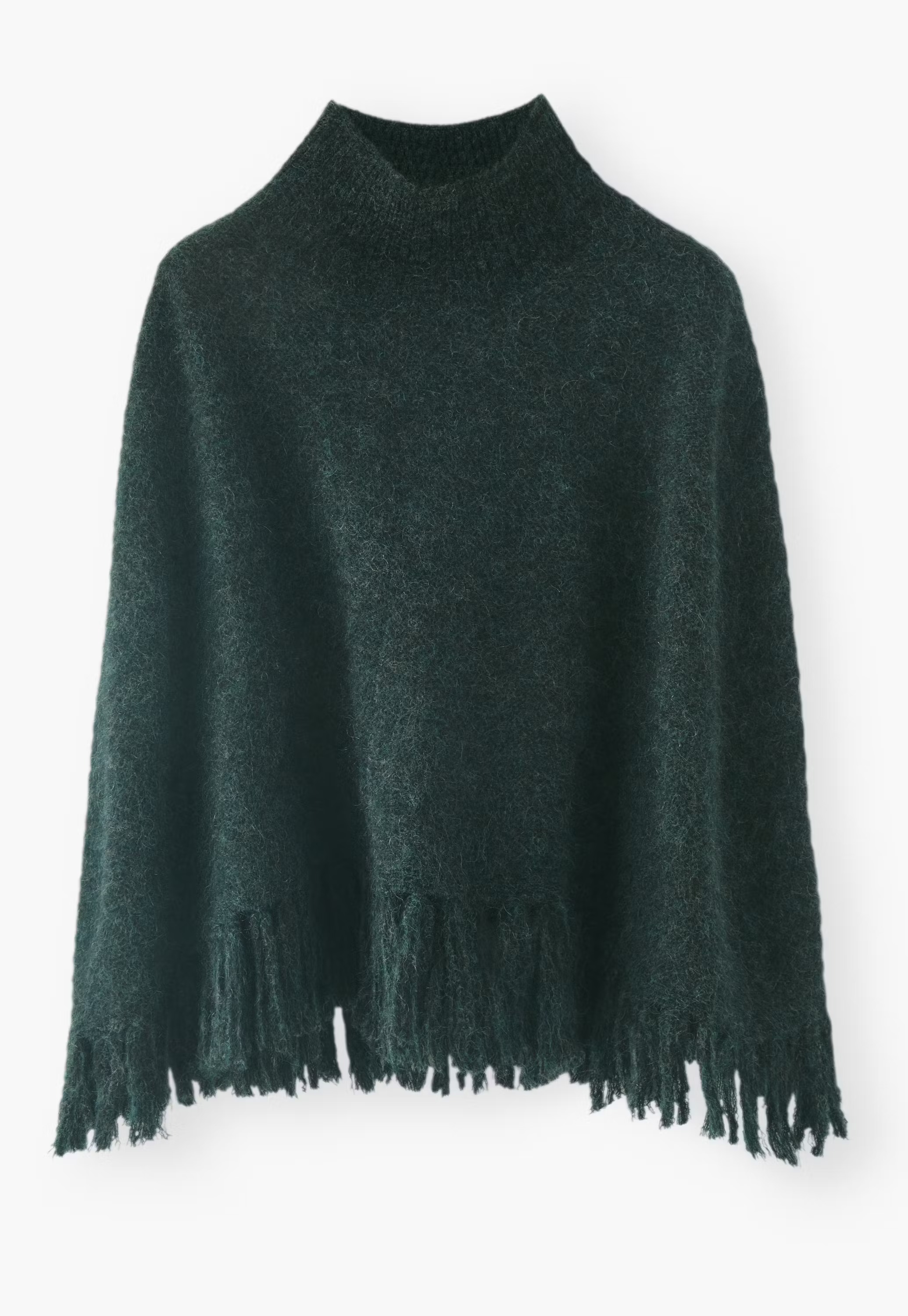 Tassel poncho
Mohair & merino wool blend