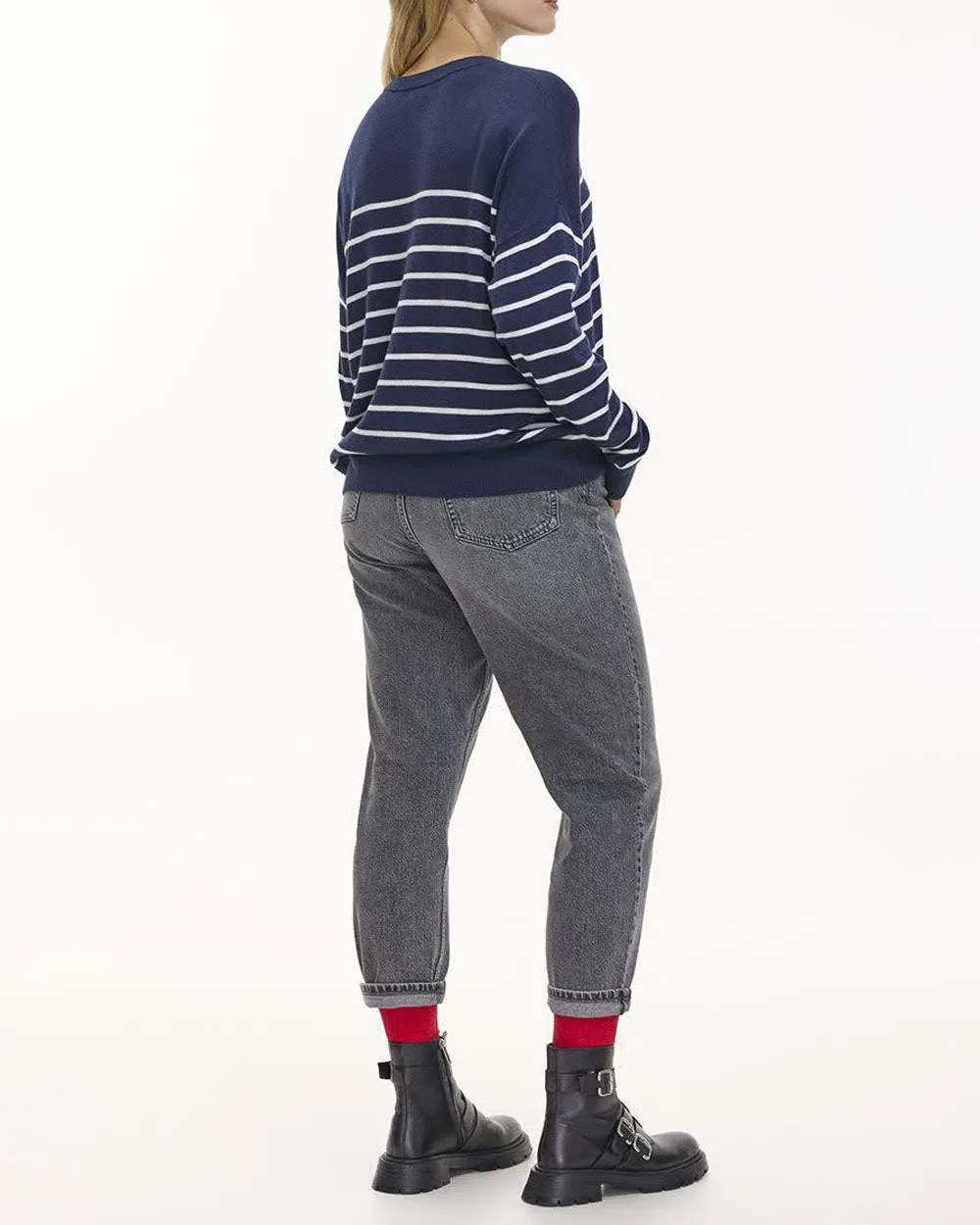 Long-Sleeve Crew-Neck Sweater