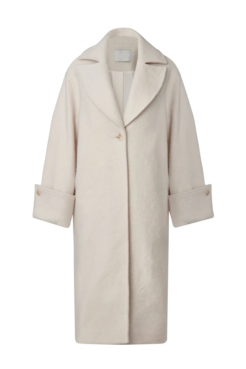 Long Length Wool Blend Coat