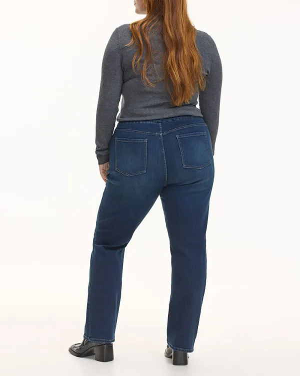 Straight-Leg Mid-Rise Jean - The Comfort