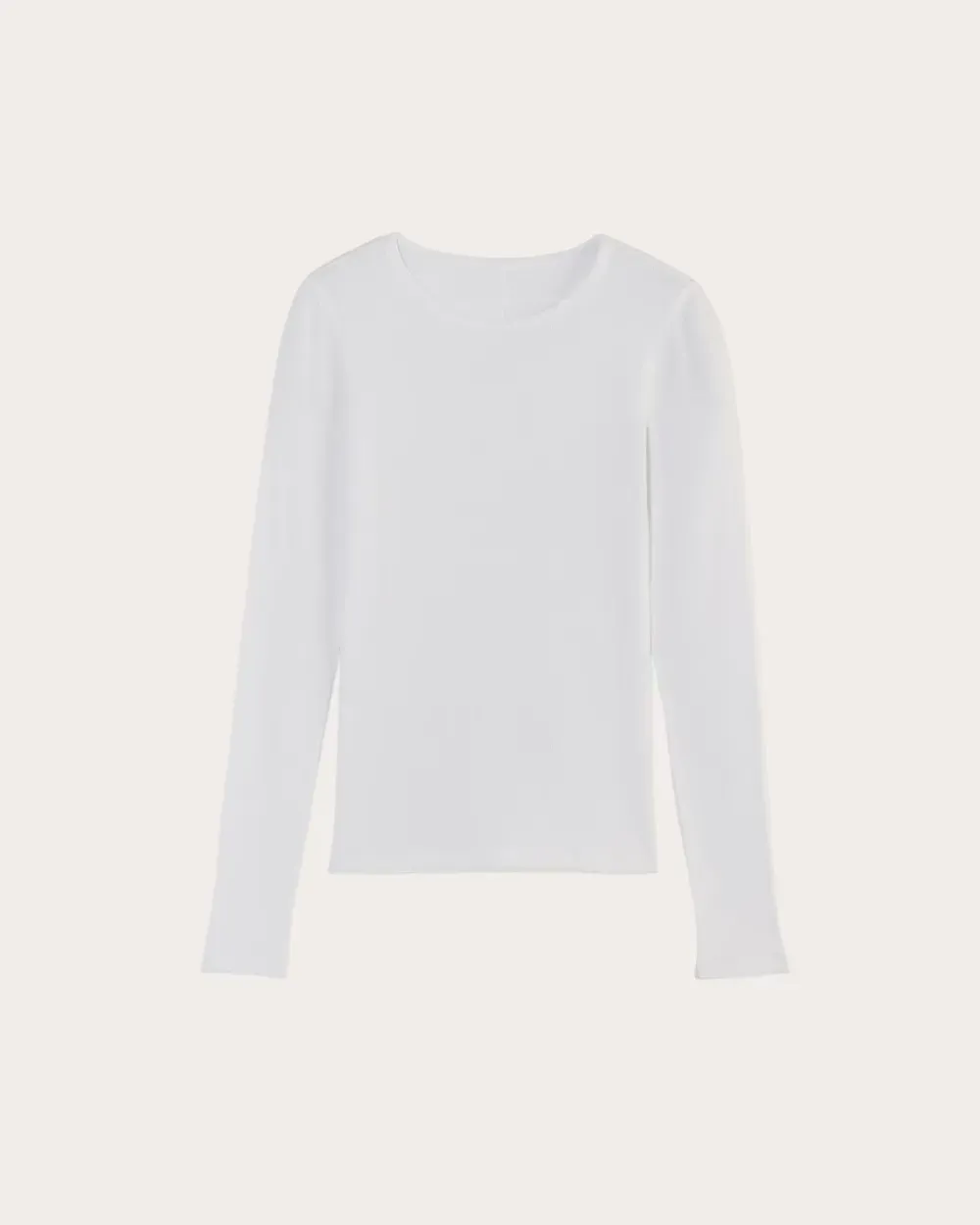 The Luxe Rib Long-Sleeve Crew