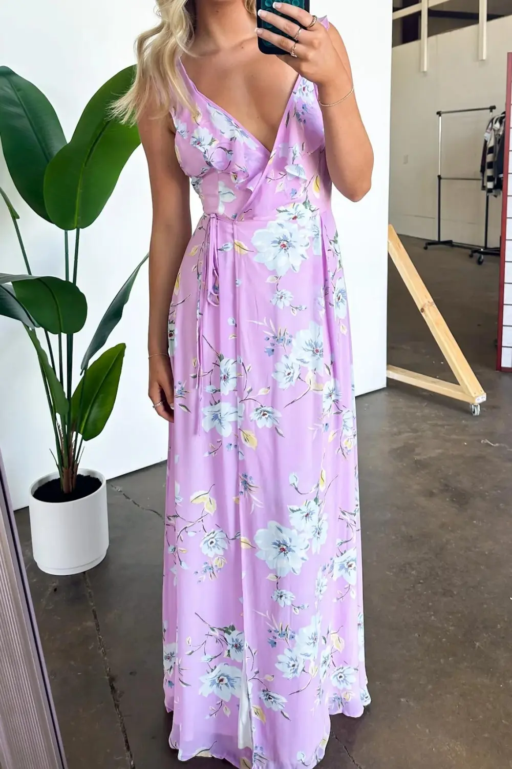 Floral Wrap Dress