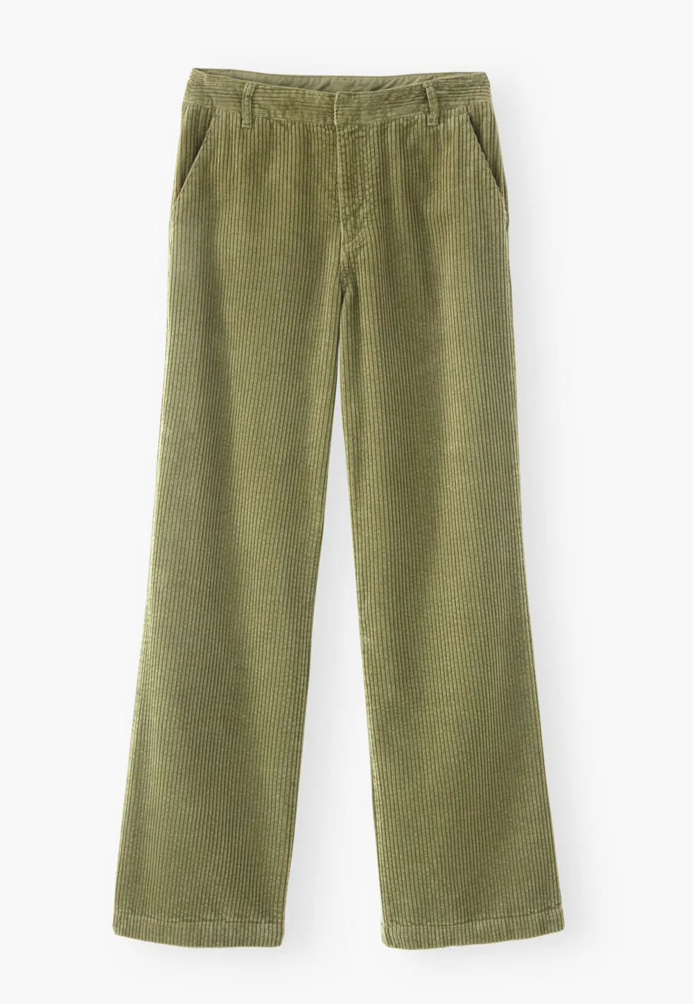 Straight-leg cord trousers
Cotton cord