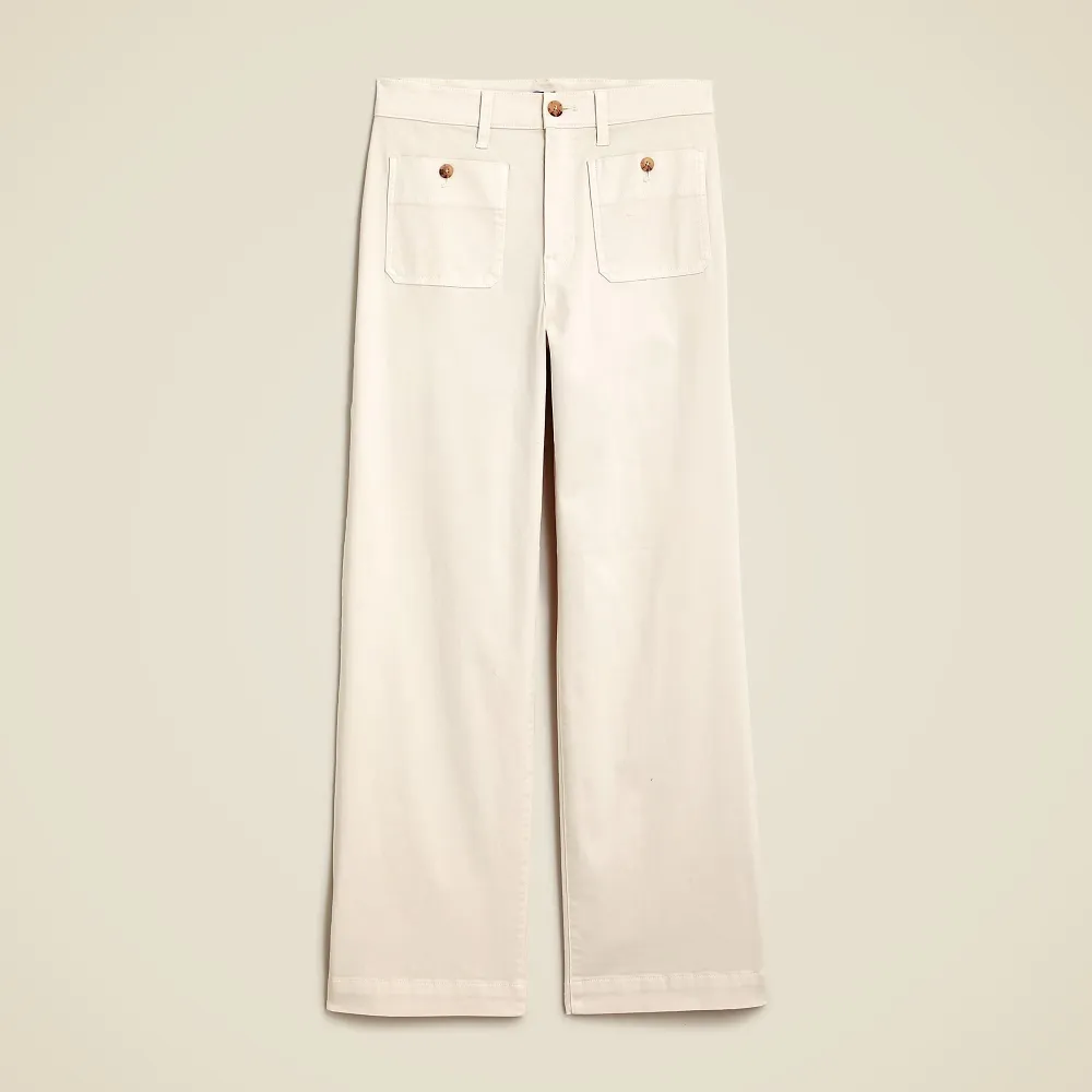 Sailor slim wide-leg chino pant